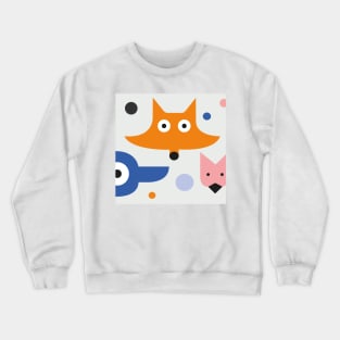 Nordic style Fox minimalist Crewneck Sweatshirt